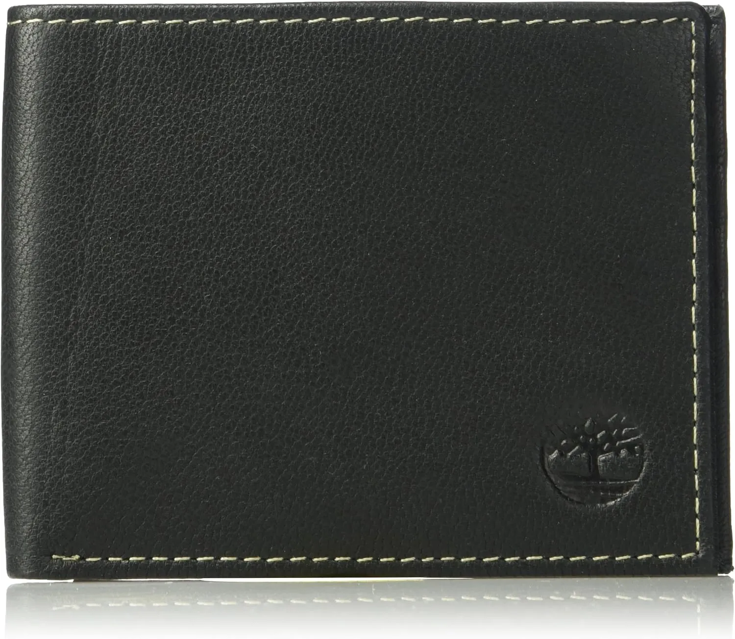 Timberland Men's Leather Wallet and Carabiner Gift Set, black, One Size
