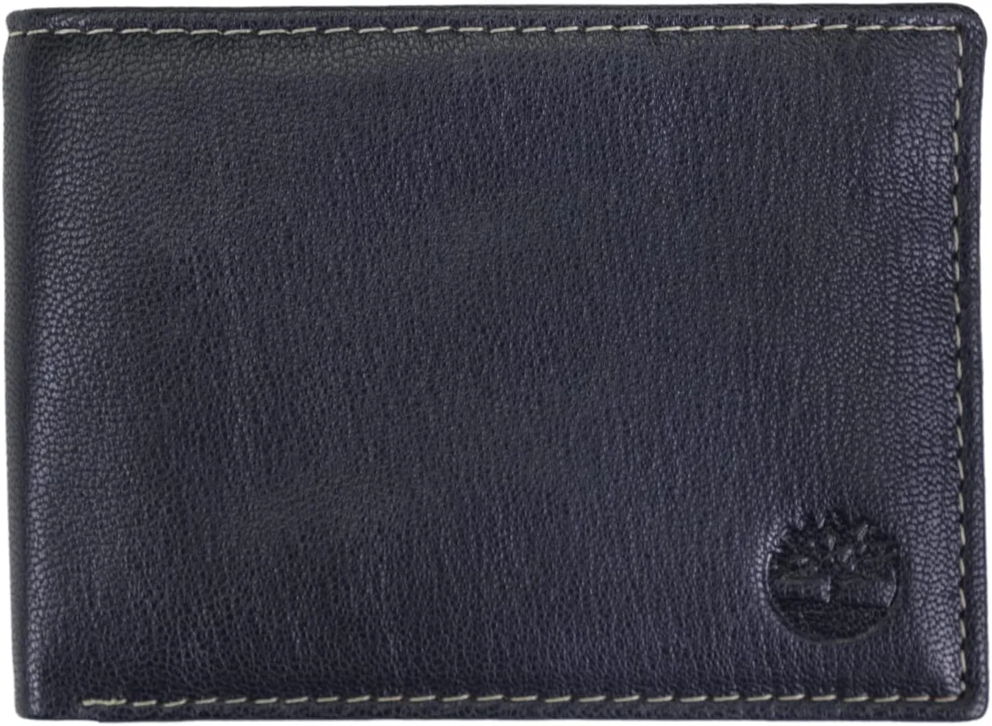 Timberland Men's RFID Blocking Wallet – Genuine Leather Passcase with Removable ID Holder, 6 Card Slots, 2 Billfold Pockets, Slim Design, Navy Blue, One Size