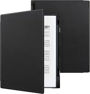TiMOVO Case Compatible for Remarkable 2 Tablet, Slim Lightweight Stand Hard Back Shell Protective Cover with Pen Holder Compatible with Remarkable 2 Paper Tablet 10.3" 2020 Released, Black