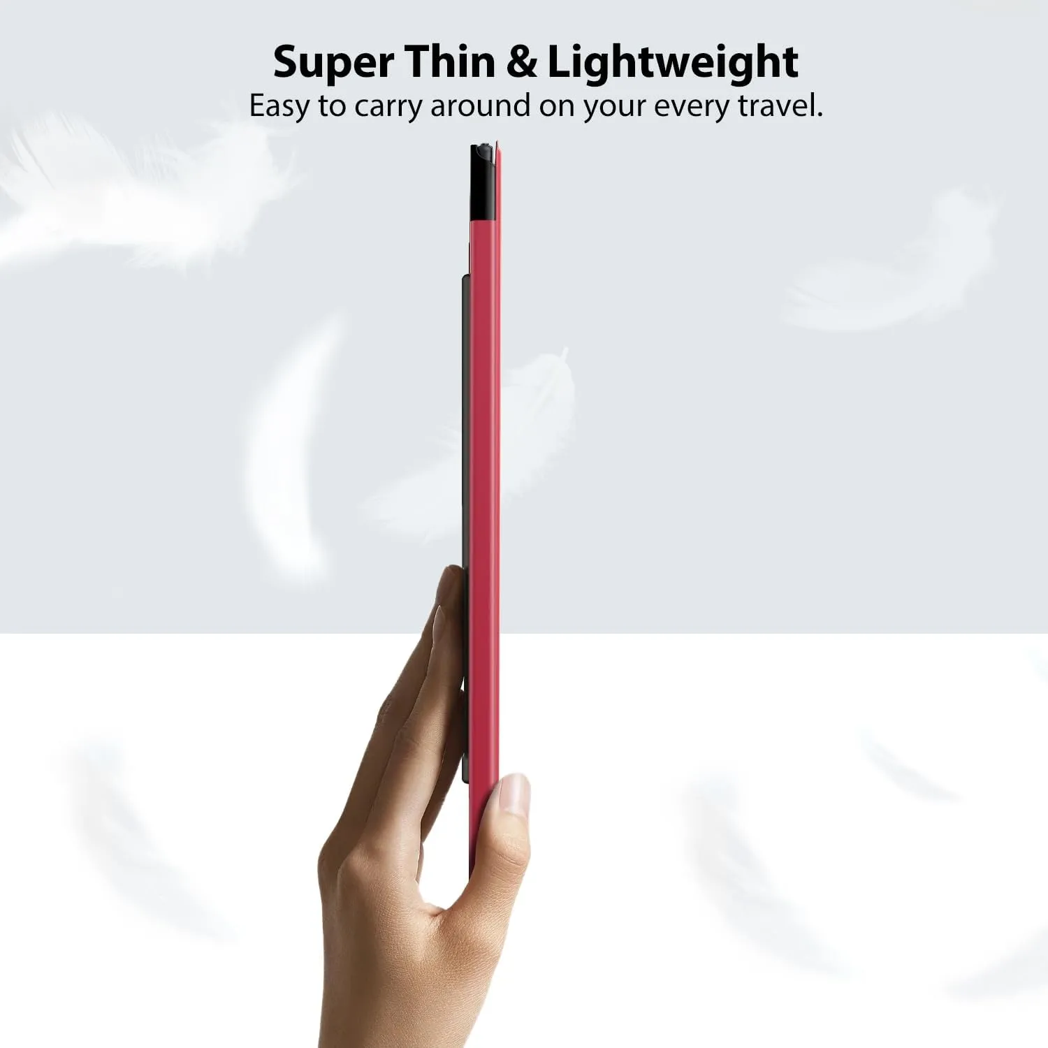 TiMOVO Case Compatible for Remarkable 2 Tablet, Slim Lightweight Stand Hard Back Shell Protective Cover with Pen Holder Compatible with Remarkable 2 Paper Tablet 10.3" 2020 Released, Wine Red