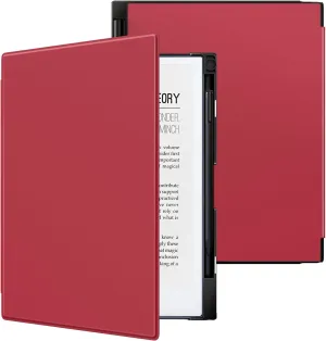 TiMOVO Case Compatible for Remarkable 2 Tablet, Slim Lightweight Stand Hard Back Shell Protective Cover with Pen Holder Compatible with Remarkable 2 Paper Tablet 10.3" 2020 Released, Wine Red