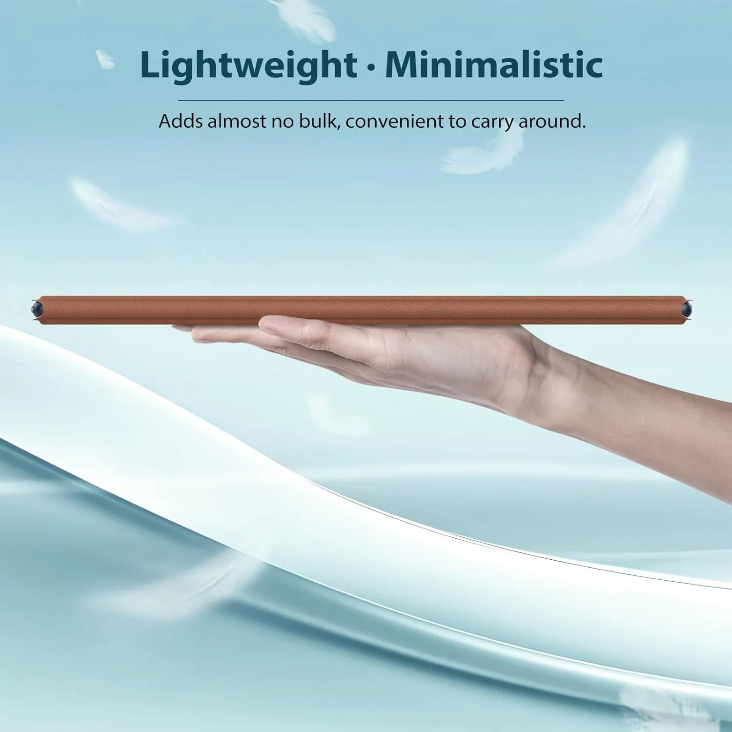 TiMOVO Case Compatible for Remarkable 2, Ultra-Thin Magnetic Case with Built-in Pen Holder, Lightweight Book Folio Cover Compatible with Remarkable 2 Paper Tablet 10.3" 2020 Released, Brown