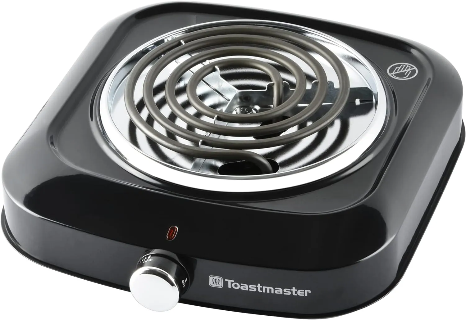Toastmaster Single Burner with Coil Top, Black