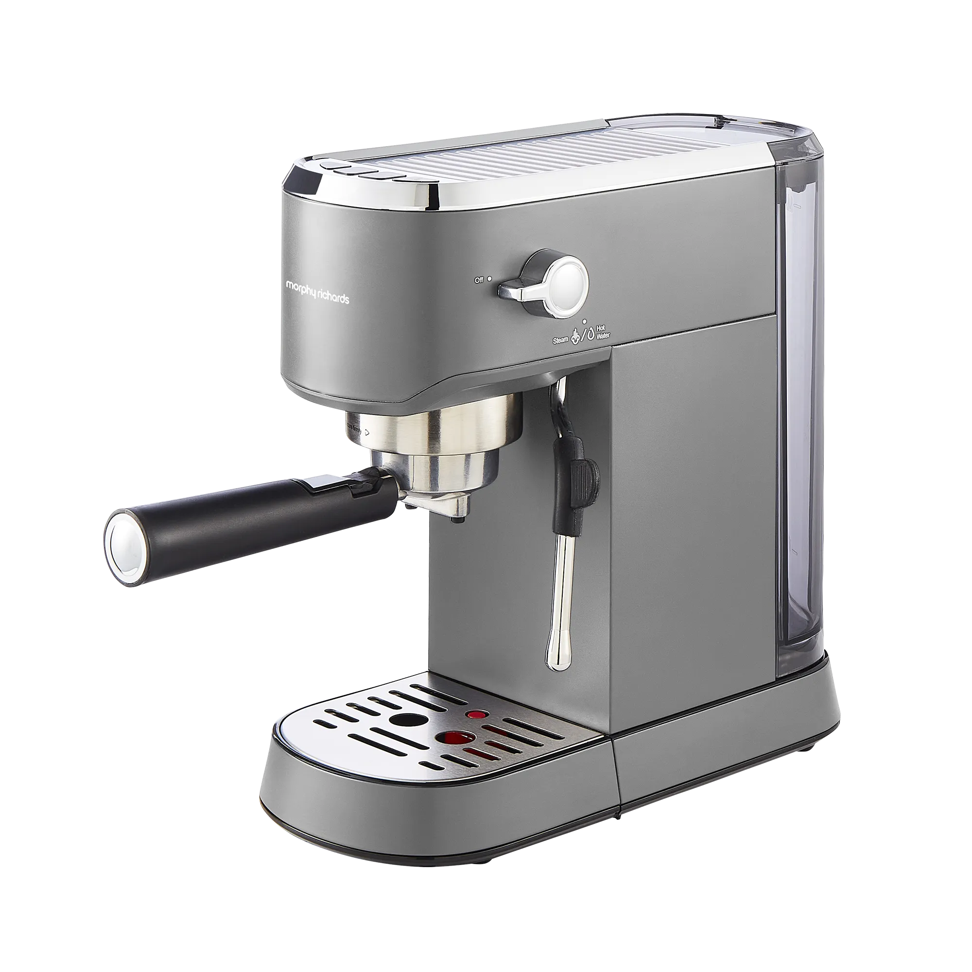 Traditional Compact Pump Espresso Machine - Grey