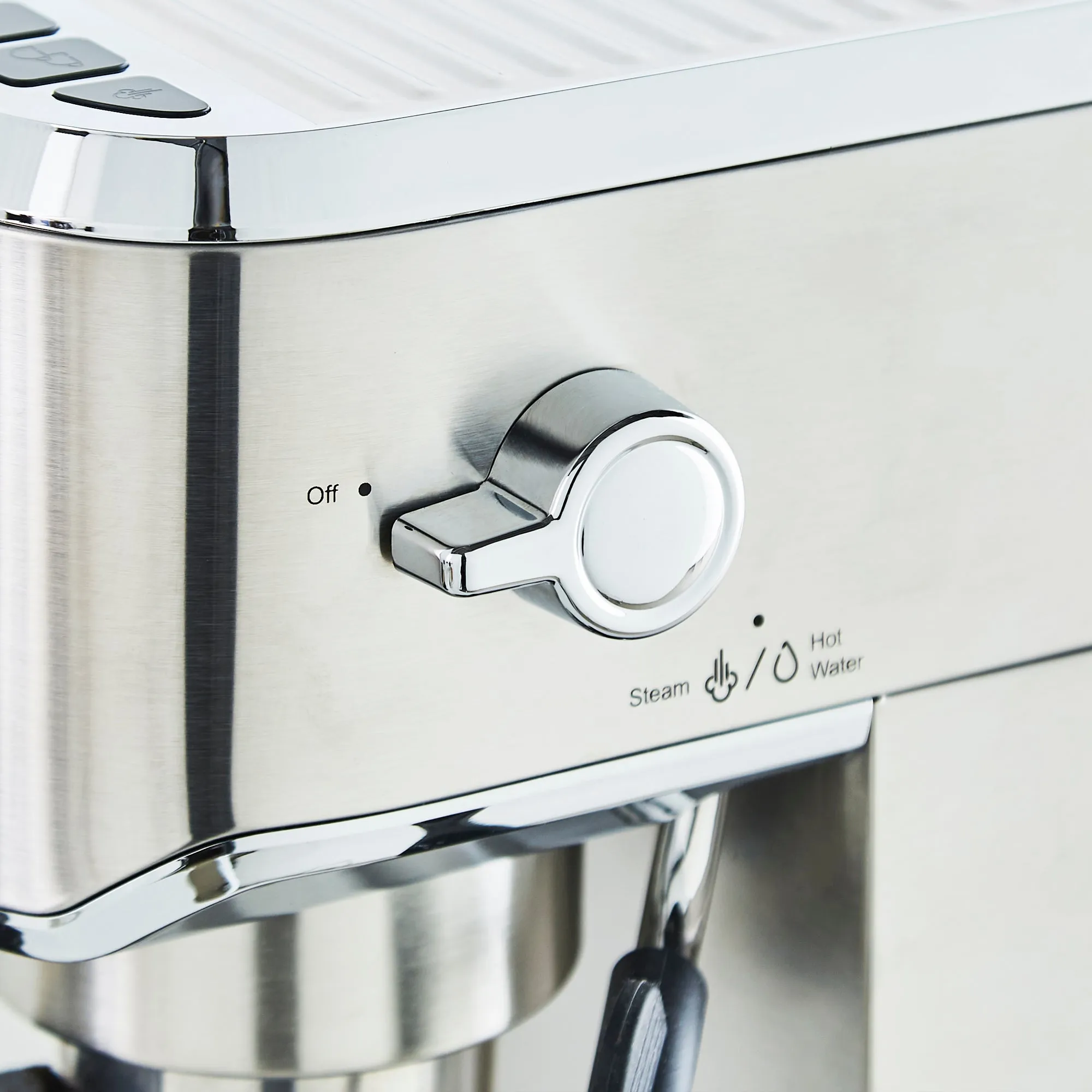 Traditional Compact Pump Espresso Machine - Stainless Steel