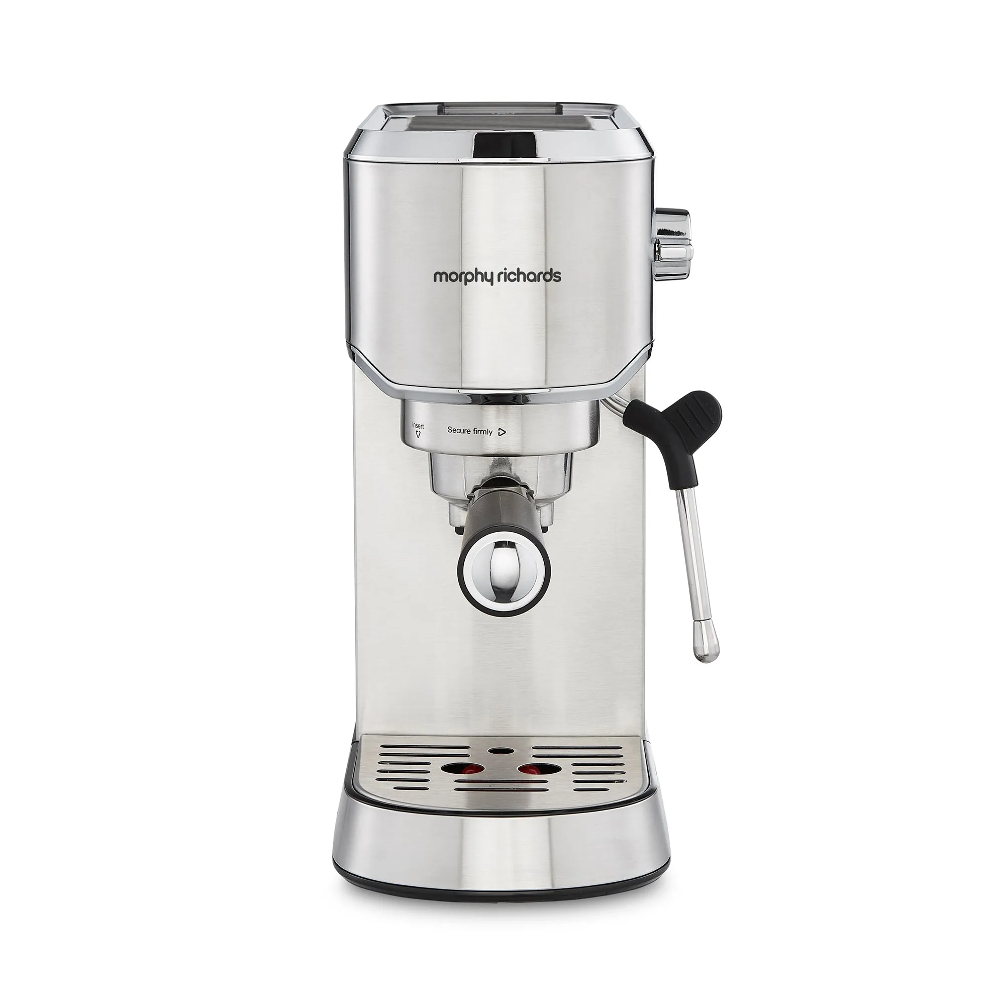 Traditional Compact Pump Espresso Machine - Stainless Steel