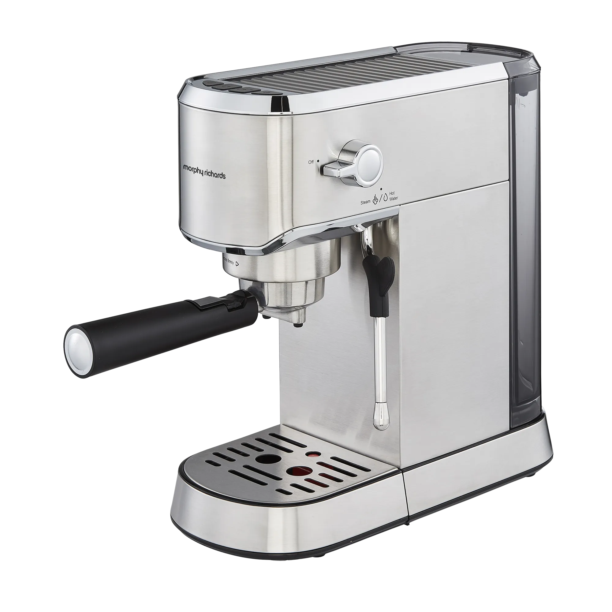 Traditional Compact Pump Espresso Machine - Stainless Steel