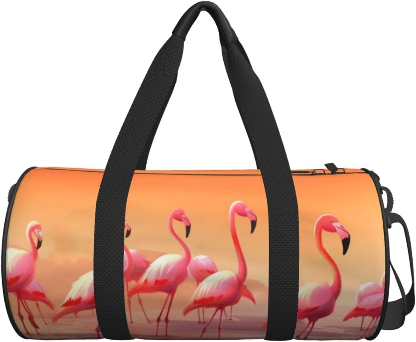 Travel Bag For Women,A Flock Of Flamingos Print Personal Item Duffle Bags,Weekend Travel Duffel Tote Bag,Travel Sport Gym Bag For Men,Airplane Travel Essentials For Flying