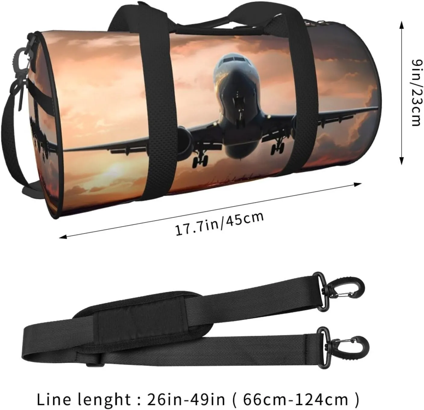 Travel Bag For Women,Airplane Art Print Personal Item Duffle Bags,Weekend Travel Duffel Tote Bag,Travel Sport Gym Bag For Men,Airplane Travel Essentials For Flying