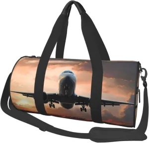 Travel Bag For Women,Airplane Art Print Personal Item Duffle Bags,Weekend Travel Duffel Tote Bag,Travel Sport Gym Bag For Men,Airplane Travel Essentials For Flying