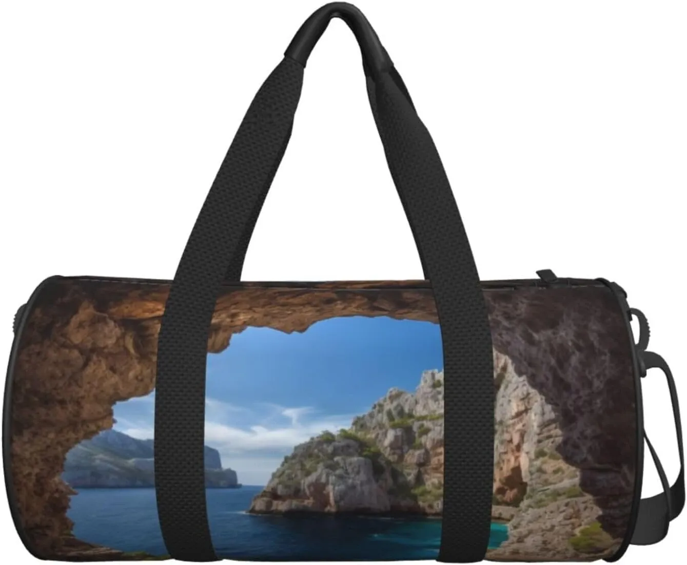 Travel Bag For Women,Arch In Mallorca Spain Print Personal Item Duffle Bags,Weekend Travel Duffel Tote Bag,Travel Sport Gym Bag For Men,Airplane Travel Essentials For Flying