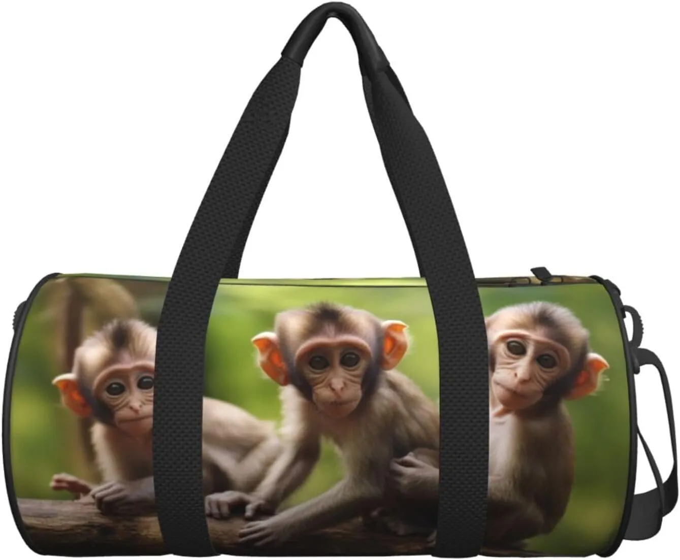 Travel Bag For Women,Cute Little Monkeys Print Personal Item Duffle Bags,Weekend Travel Duffel Tote Bag,Travel Sport Gym Bag For Men,Airplane Travel Essentials For Flying