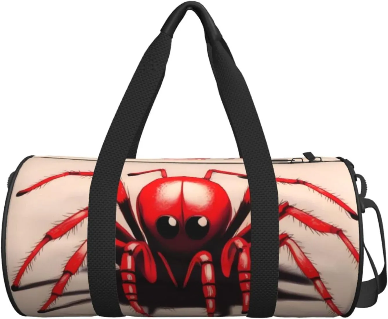 Travel Bag For Women,Cute Little Red Spider Print Personal Item Duffle Bags,Weekend Travel Duffel Tote Bag,Travel Sport Gym Bag For Men,Airplane Travel Essentials For Flying