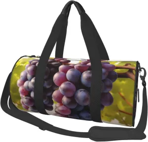 Travel Bag For Women,Desert Grapes Print Personal Item Duffle Bags,Weekend Travel Duffel Tote Bag,Travel Sport Gym Bag For Men,Airplane Travel Essentials For Flying