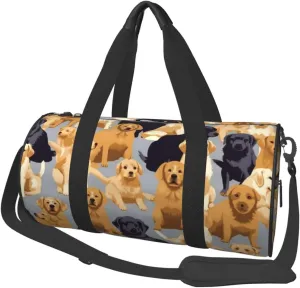 Travel Bag For Women,Dog Pattern Print Personal Item Duffle Bags,Weekend Travel Duffel Tote Bag,Travel Sport Gym Bag For Men,Airplane Travel Essentials For Flying