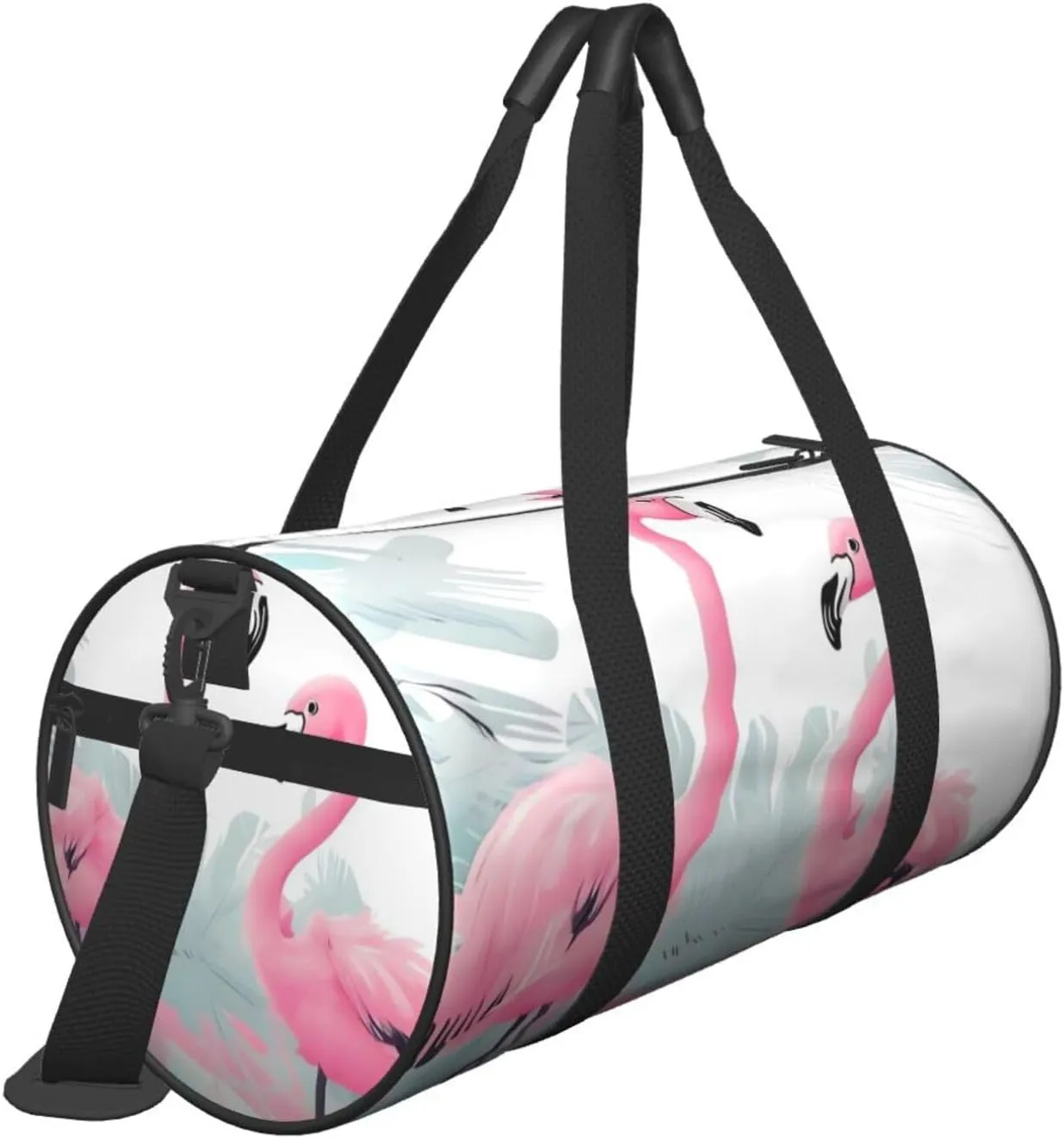 Travel Bag For Women,Flamingo Print Personal Item Duffle Bags,Weekend Travel Duffel Tote Bag,Travel Sport Gym Bag For Men,Airplane Travel Essentials For Flying