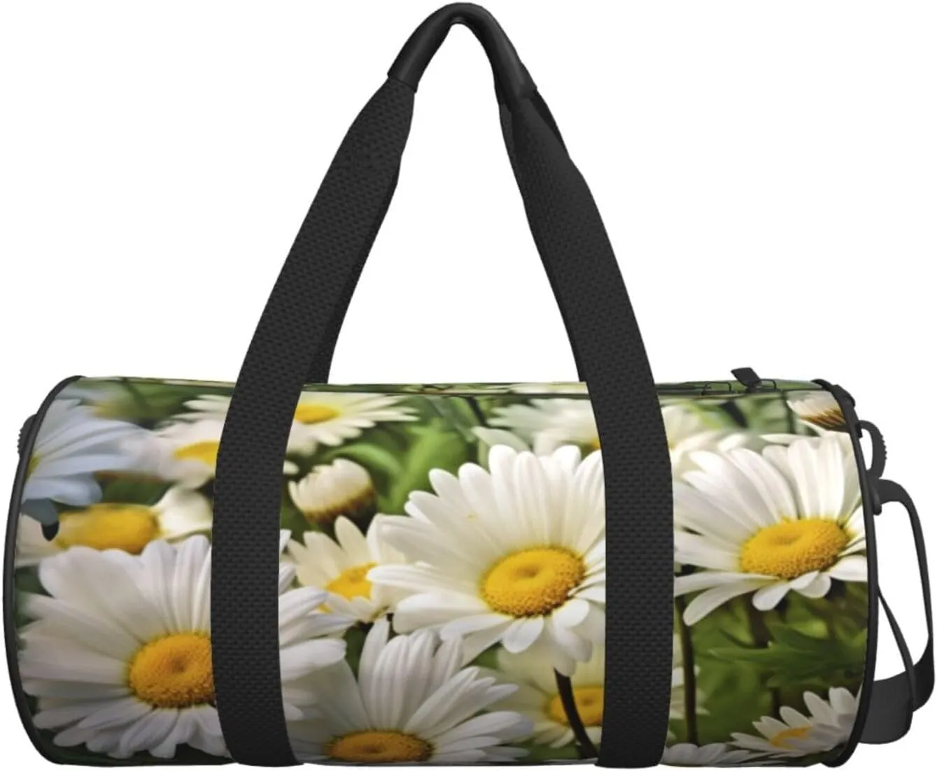 Travel Bag For Women,Floral Flowers Daisies Print Personal Item Duffle Bags,Weekend Travel Duffel Tote Bag,Travel Sport Gym Bag For Men,Airplane Travel Essentials For Flying