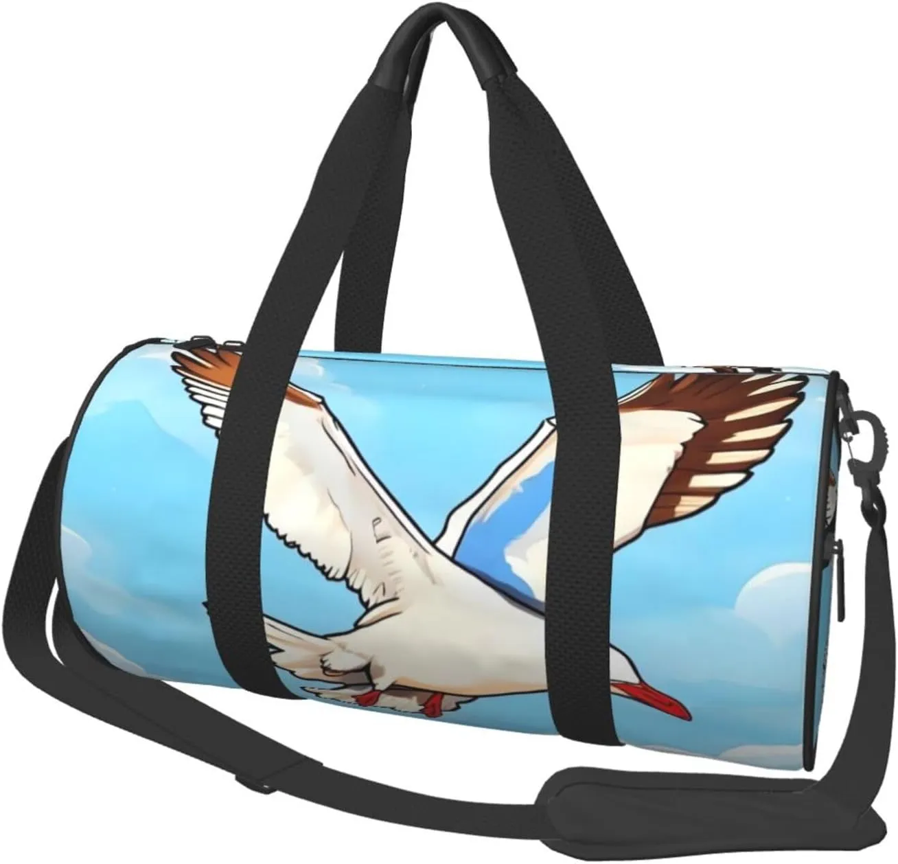 Travel Bag For Women,Flying Seagulls Print Personal Item Duffle Bags,Weekend Travel Duffel Tote Bag,Travel Sport Gym Bag For Men,Airplane Travel Essentials For Flying