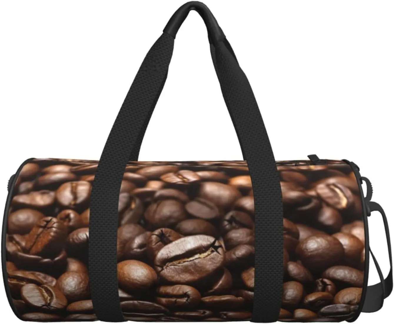 Travel Bag For Women,Funny Roasted Coffee Beans Print Personal Item Duffle Bags,Weekend Travel Duffel Tote Bag,Travel Sport Gym Bag For Men,Airplane Travel Essentials For Flying