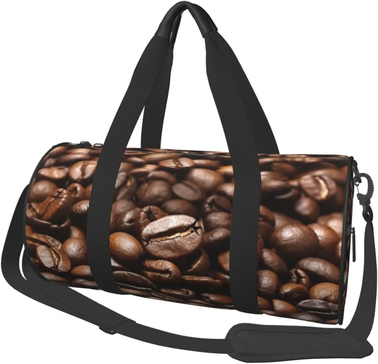 Travel Bag For Women,Funny Roasted Coffee Beans Print Personal Item Duffle Bags,Weekend Travel Duffel Tote Bag,Travel Sport Gym Bag For Men,Airplane Travel Essentials For Flying