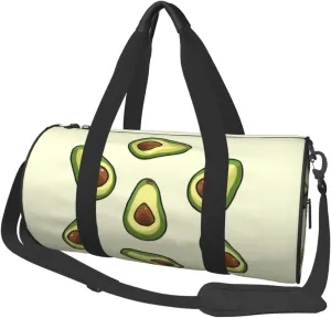 Travel Bag For Women,Green Fruit Print Personal Item Duffle Bags,Weekend Travel Duffel Tote Bag,Travel Sport Gym Bag For Men,Airplane Travel Essentials For Flying