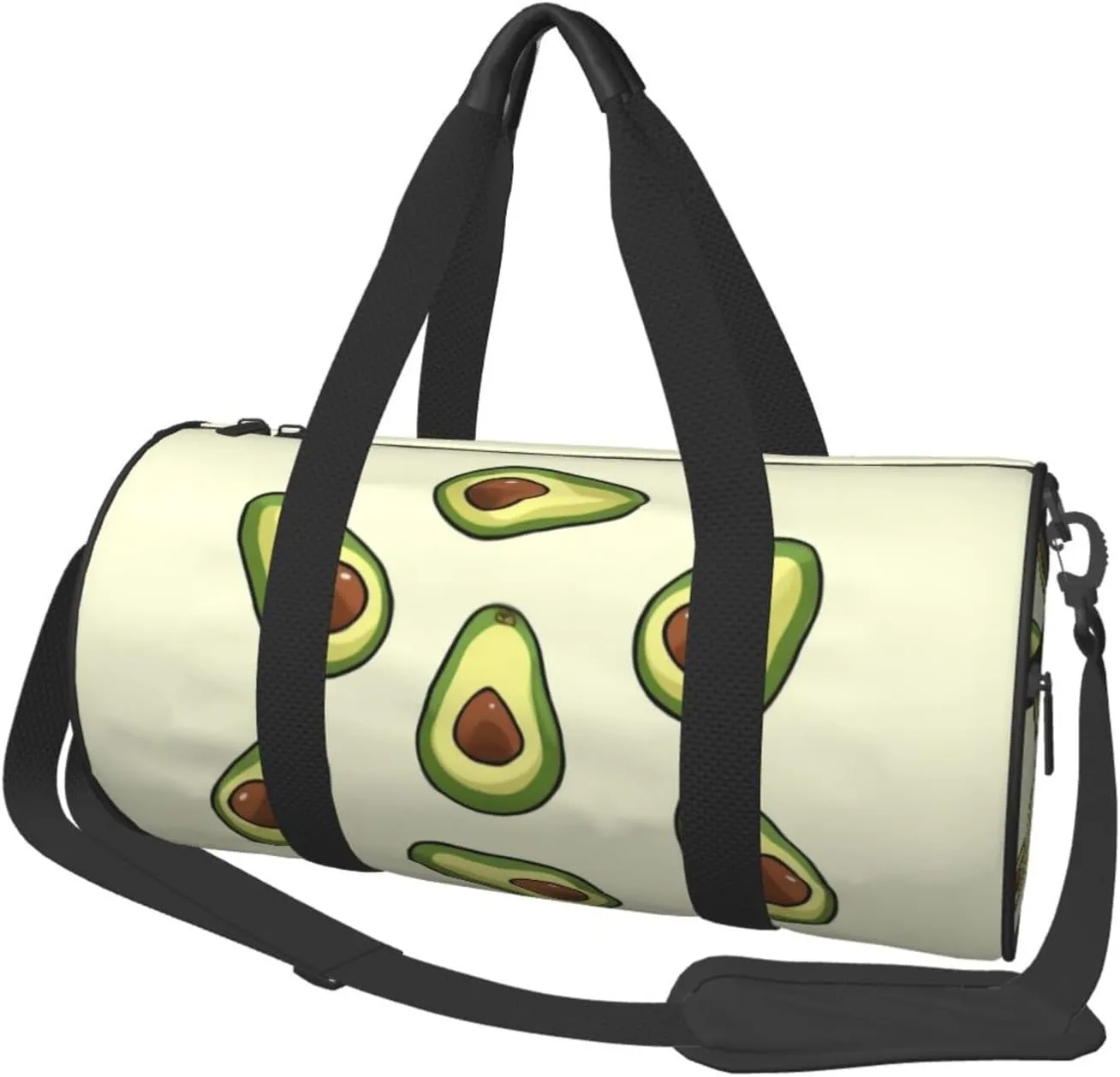 Travel Bag For Women,Green Fruit Print Personal Item Duffle Bags,Weekend Travel Duffel Tote Bag,Travel Sport Gym Bag For Men,Airplane Travel Essentials For Flying