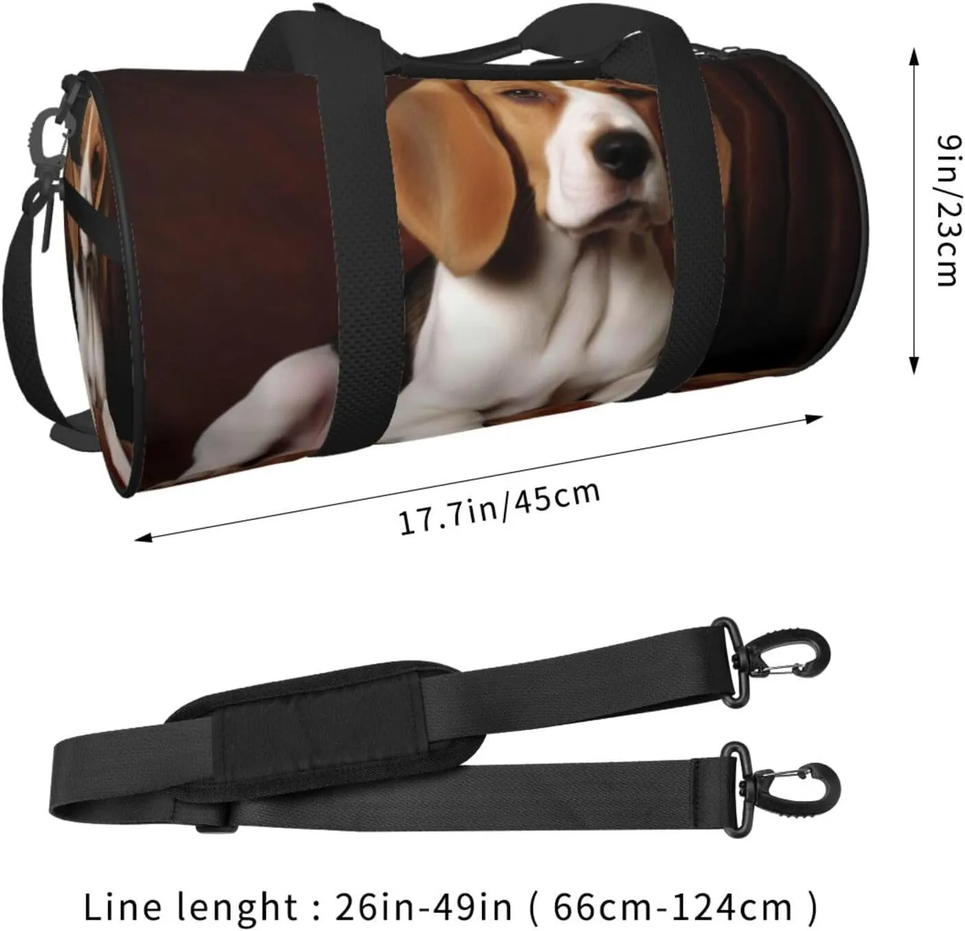 Travel Bag For Women,Ovely Pet Dog Beagle Print Personal Item Duffle Bags,Weekend Travel Duffel Tote Bag,Travel Sport Gym Bag For Men,Airplane Travel Essentials For Flying