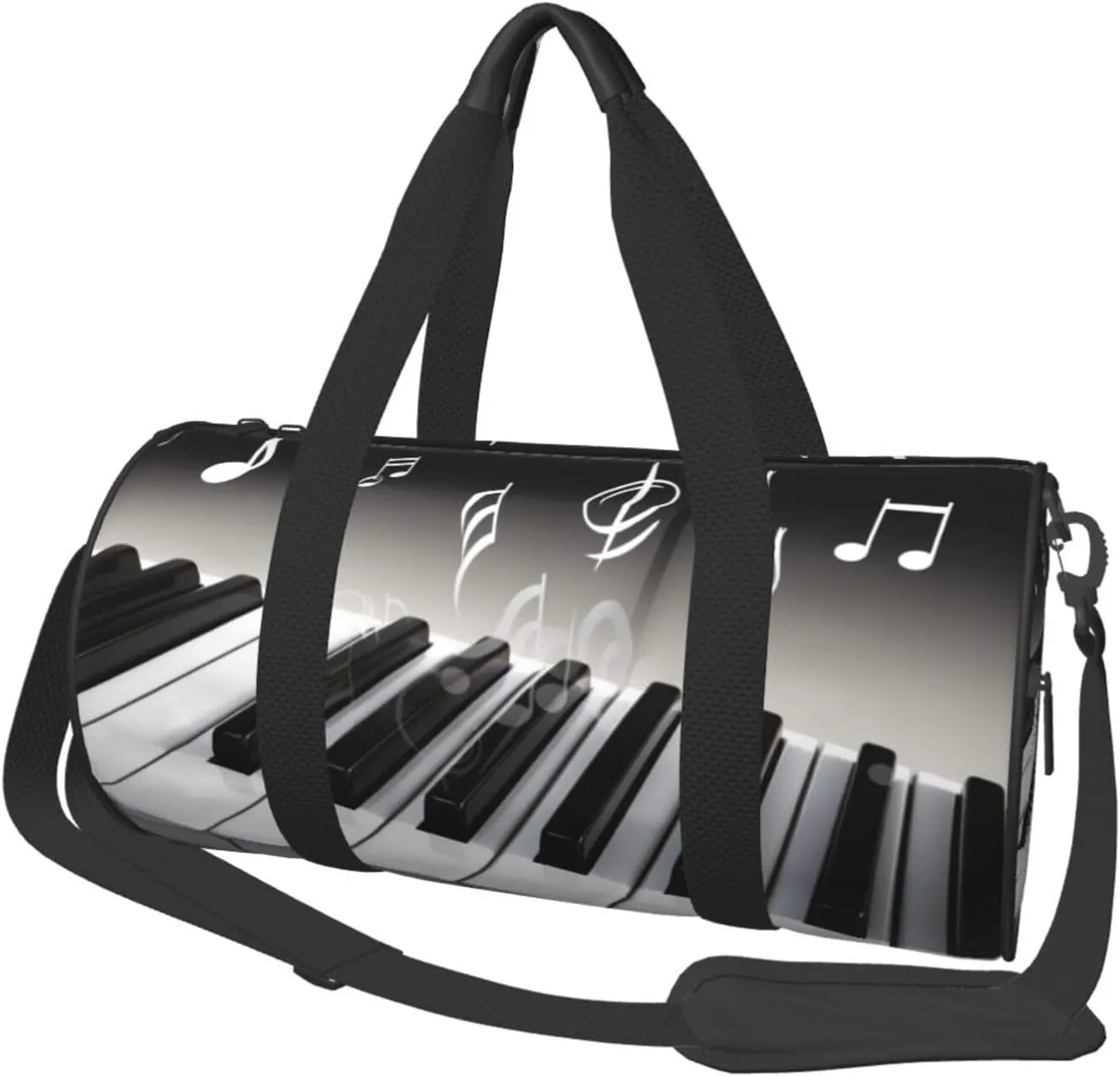 Travel Bag For Women,Piano Music Symbol Print Personal Item Duffle Bags,Weekend Travel Duffel Tote Bag,Travel Sport Gym Bag For Men,Airplane Travel Essentials For Flying