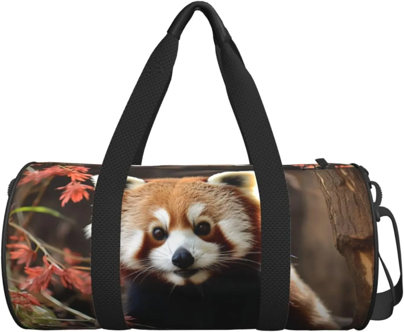 Travel Bag For Women,Red Pandas Print Personal Item Duffle Bags,Weekend Travel Duffel Tote Bag,Travel Sport Gym Bag For Men,Airplane Travel Essentials For Flying