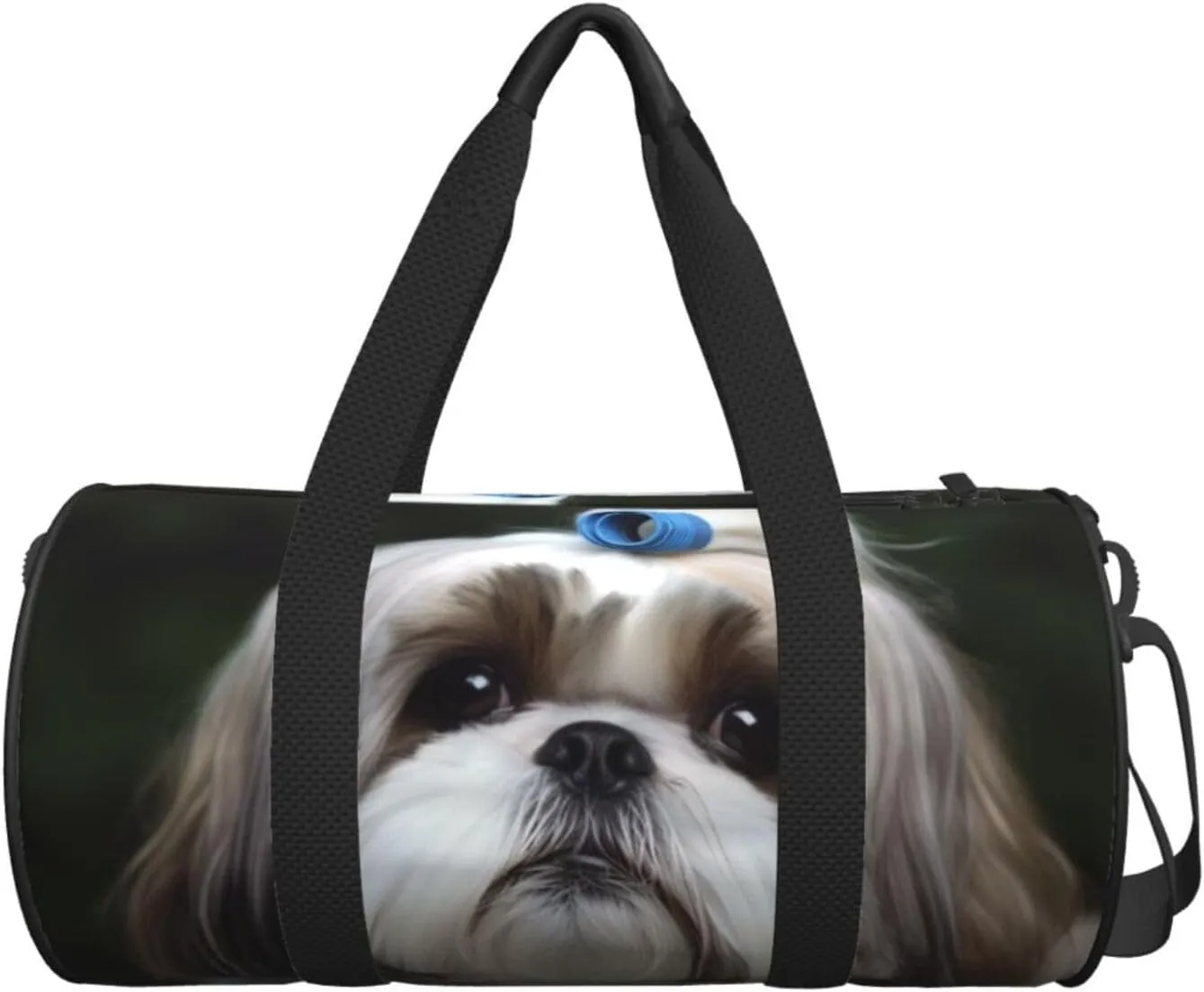 Travel Bag For Women,Shih Tzu Dog Print Personal Item Duffle Bags,Weekend Travel Duffel Tote Bag,Travel Sport Gym Bag For Men,Airplane Travel Essentials For Flying