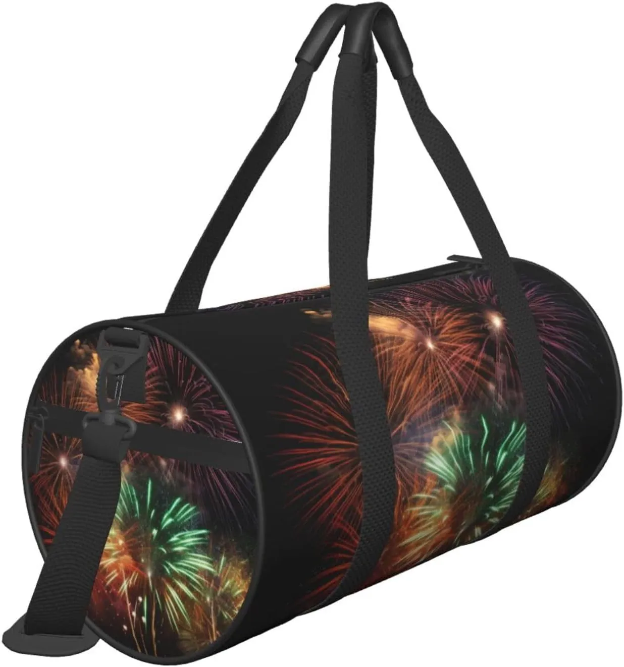 Travel Bag For Women,Splendid Fireworks Print Personal Item Duffle Bags,Weekend Travel Duffel Tote Bag,Travel Sport Gym Bag For Men,Airplane Travel Essentials For Flying