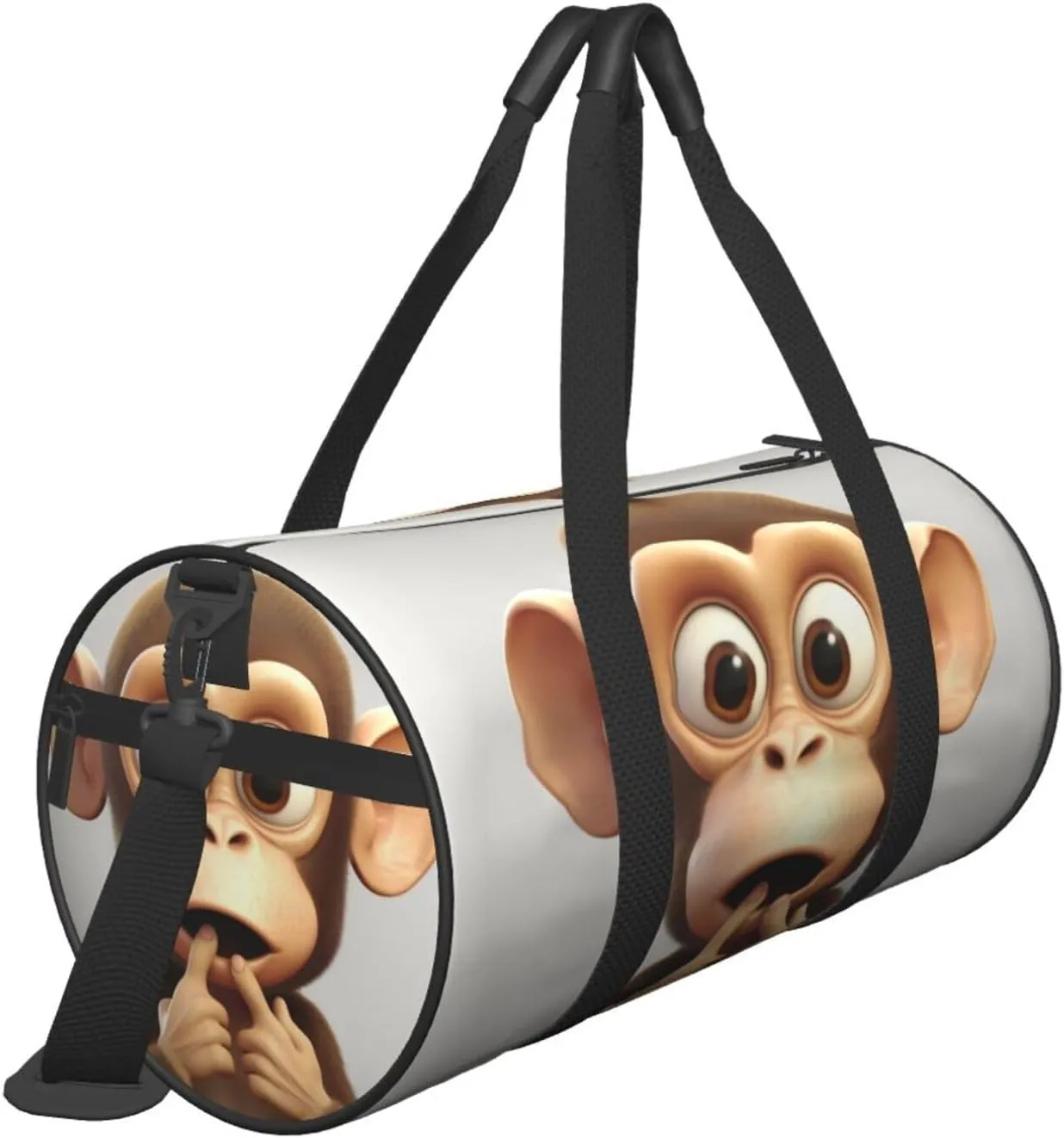Travel Bag For Women,The Silent Monkey Print Personal Item Duffle Bags,Weekend Travel Duffel Tote Bag,Travel Sport Gym Bag For Men,Airplane Travel Essentials For Flying