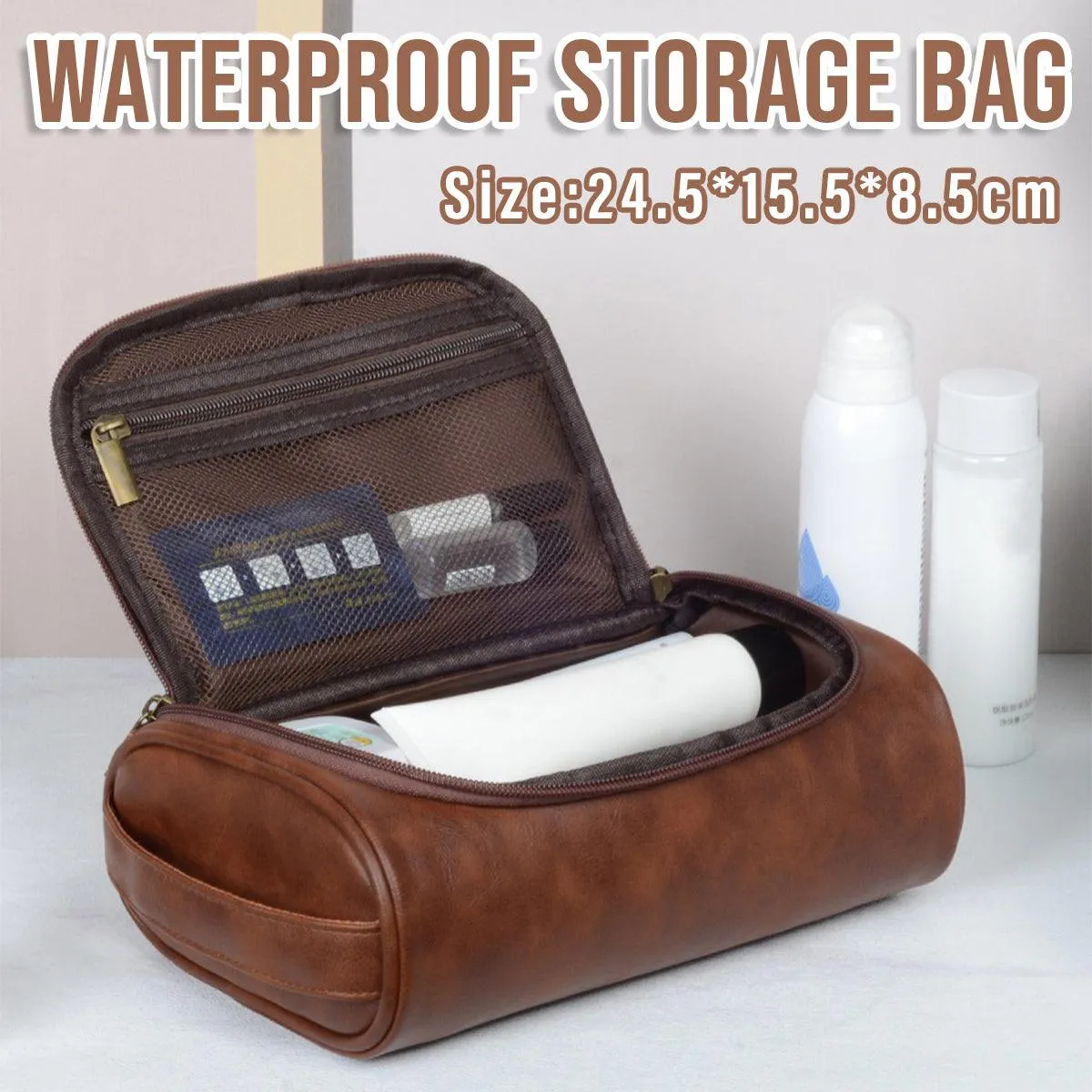 Travel Cosmetic Bag Waterproof Wash Bag Portable Makeup Storage Bag for Women