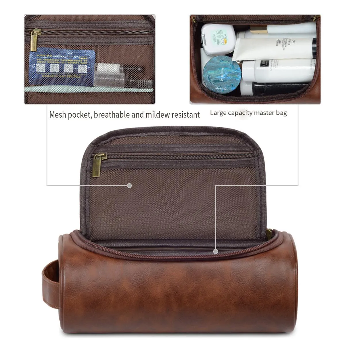 Travel Cosmetic Bag Waterproof Wash Bag Portable Makeup Storage Bag for Women