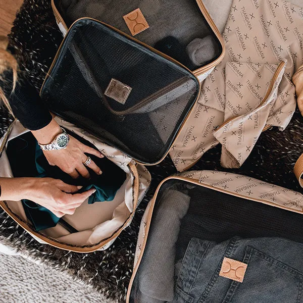 Travel Luggage Organizer Pods 6 piece set | Logo Print