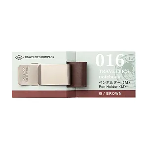 Traveler's Company Traveler's Notebook Accessories 016 - Pen Holder - Medium - Brown