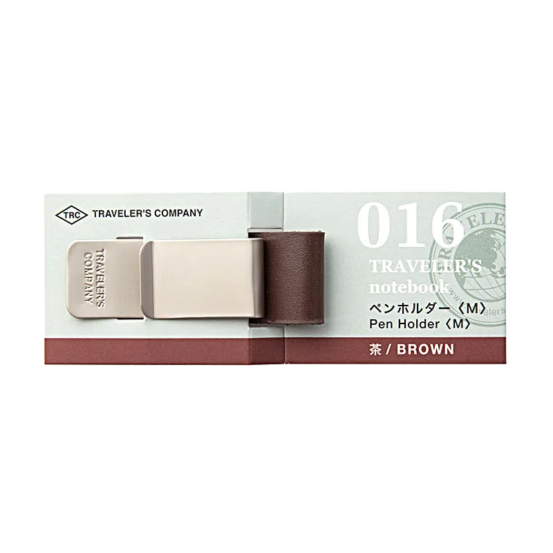 Traveler's Company Traveler's Notebook Accessories 016 - Pen Holder - Medium - Brown