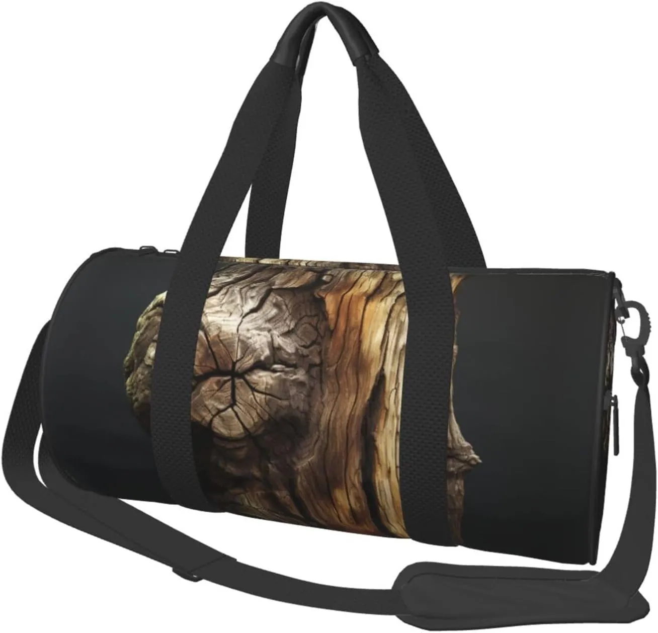 Tree Trunk Travel Duffle Bag for Men Women Sport Gym Bag Foldable Weekender Bag Carry on Overnight Bag for Travel Swimming Basketball
