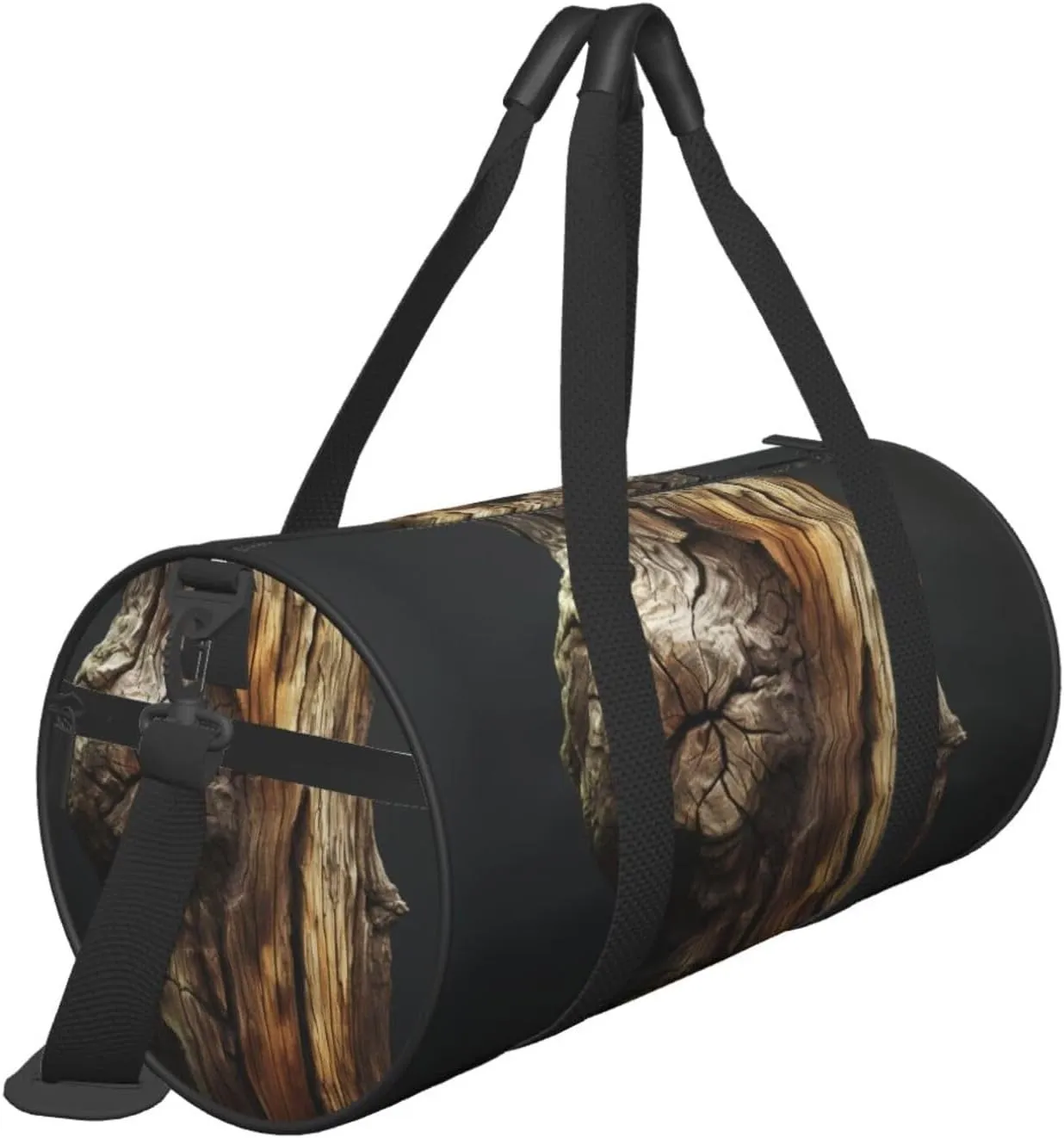 Tree Trunk Travel Duffle Bag for Men Women Sport Gym Bag Foldable Weekender Bag Carry on Overnight Bag for Travel Swimming Basketball