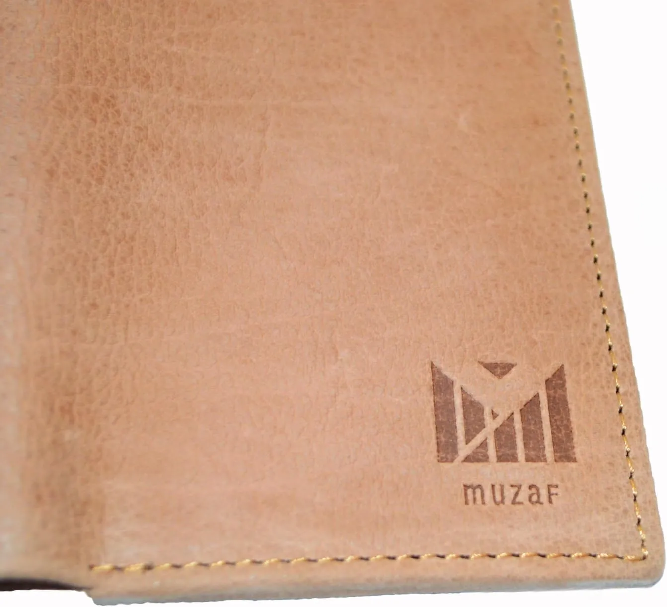 Trifold Premium Leather Wallet for Men with RFID Blocking (Marriott Tan)