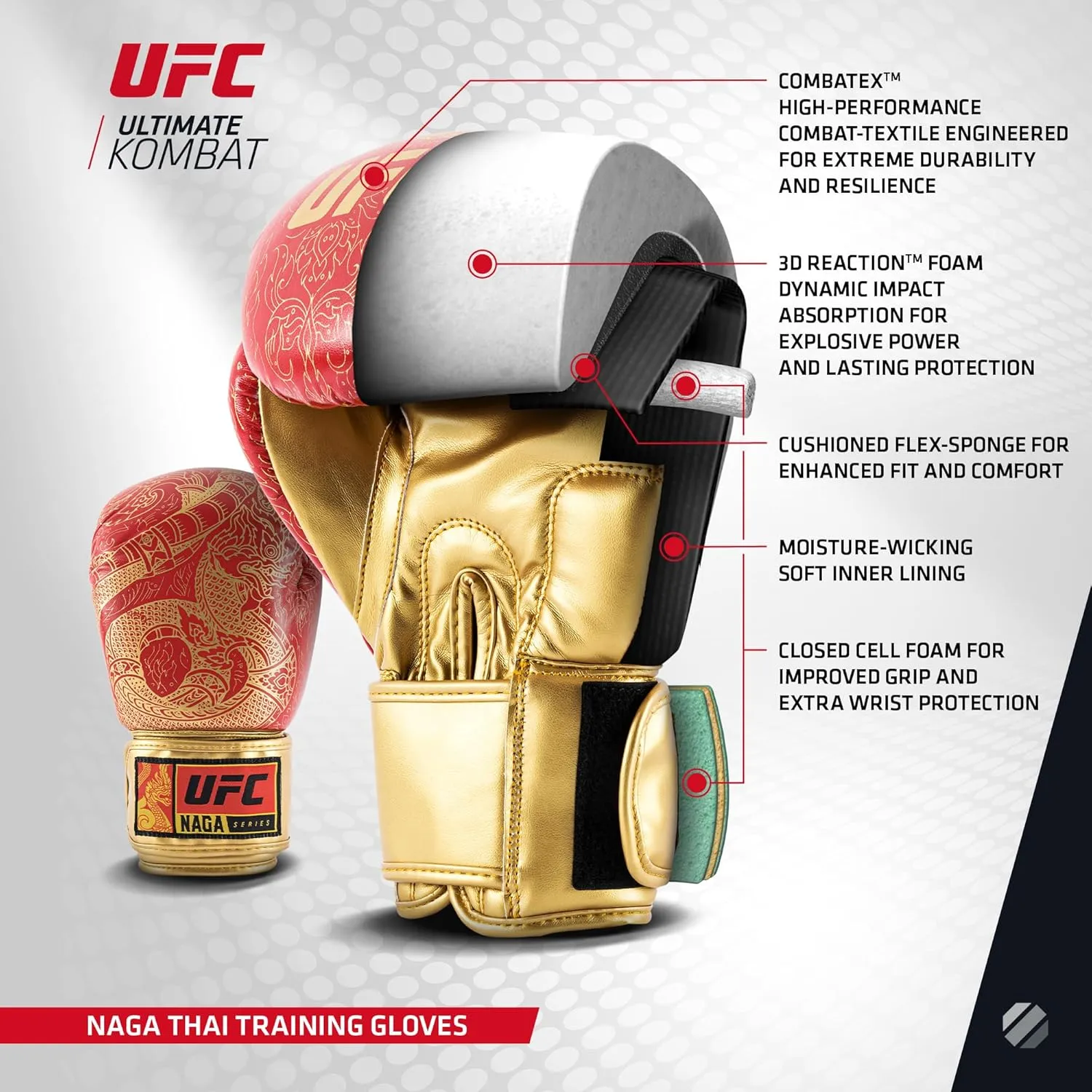 UFC Thai Naga Training Gloves