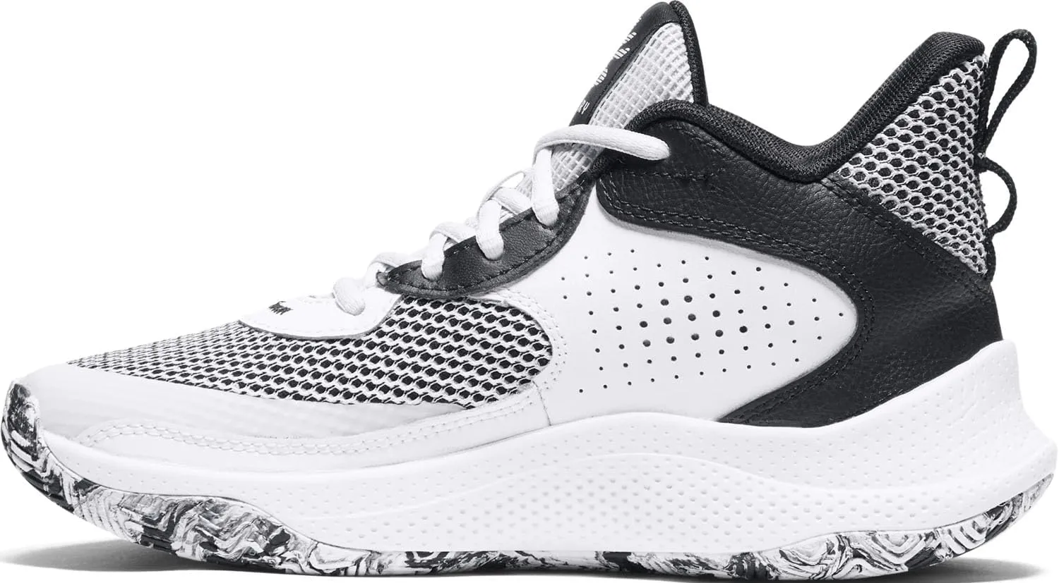 Under Armour - Unisex-Child Gs Curry 3Z 24 Shoes, Color White (101), Size: 4.5 M US Big Kid