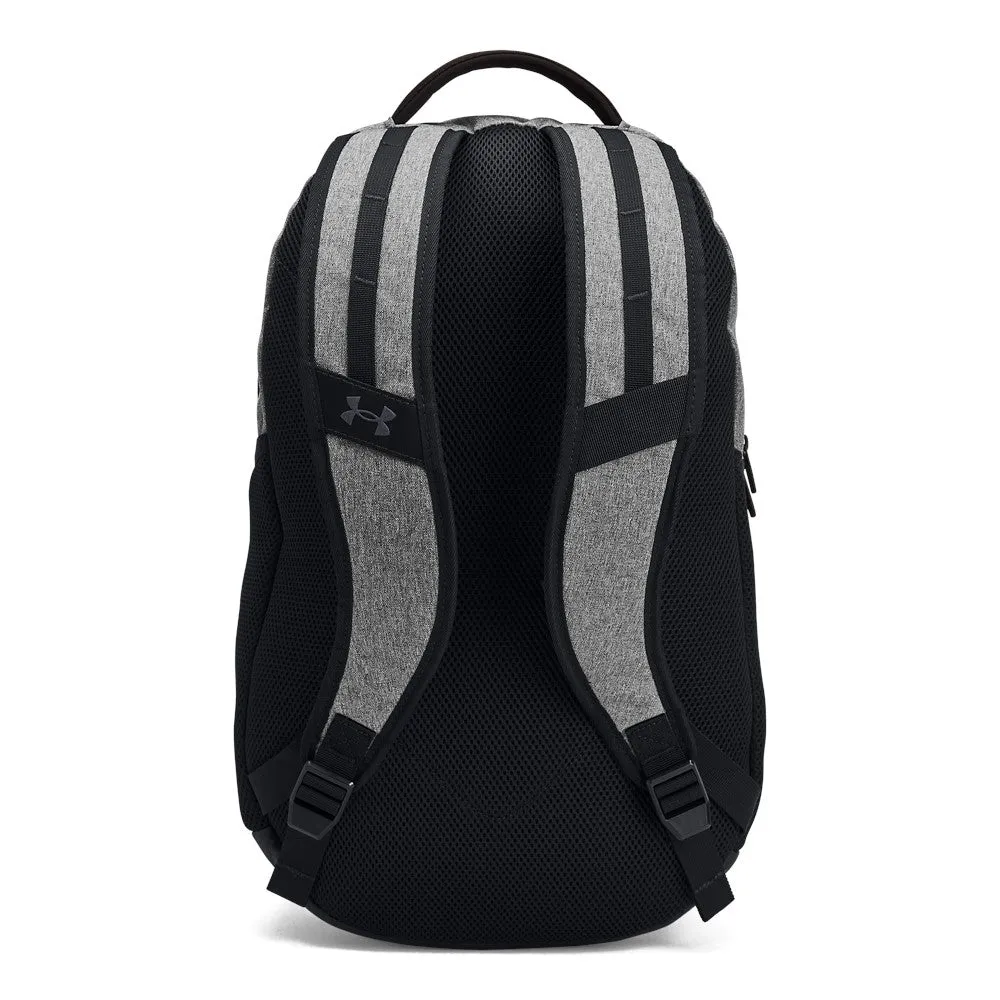 Under Armour Unisex Hustle 6.0 Backpack - Castlerock/Full Heather/Black