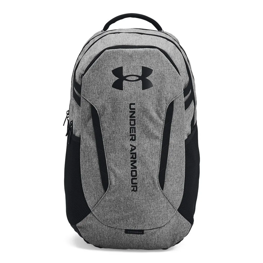 Under Armour Unisex Hustle 6.0 Backpack - Castlerock/Full Heather/Black