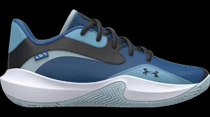 Under Armour Unisex Lockdown 7 Low, (401) Tech Blue/Nimbus Blue/Black, 10, US