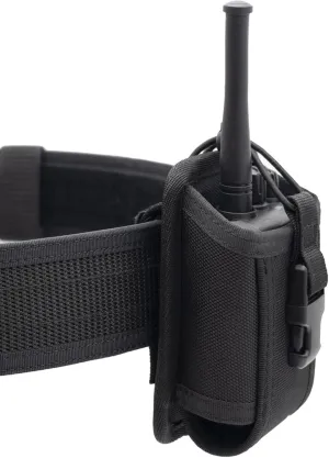 Universal Radio Pouch MOLLE Compact Tactical Radio Holster Holder for Duty Belt MOLLE Vest Walkie Talkies Case Carrier Nylon Carry Bag for Police LE Security Safety Firefighter Rescue Outdoor