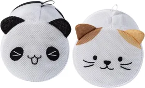 Unomor 2Pcs Mesh Laundry Bags for Washing Lightweight Washing Bags for Underwear Socks Zippered Design for