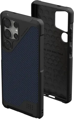 URBAN ARMOR GEAR UAG Designed for Samsung Galaxy S25 Ultra Case 6.8" Metropolis LT - Compatible with Magnetic Charging Impact-Resistant Rugged Military Drop Tested Protective Cover, Kevlar Mallard