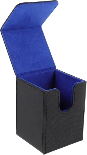 Vaguelly Pu Leather Card Decks Box Compact Storage Case for Gaming Cards Lightweight Organizer for Collectors and Design