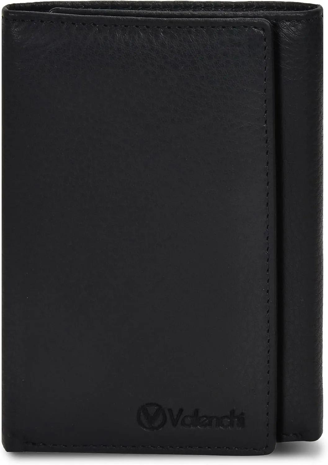 VALENCHI Leather Trifold Wallet For Men - RFID Blocking - 9 Card Slots, 2 Note Compartments & 1 ID Window - Minimalist Design, Slim Wallet - Premium, Fashionable Accessory Gifts for Men, Him
